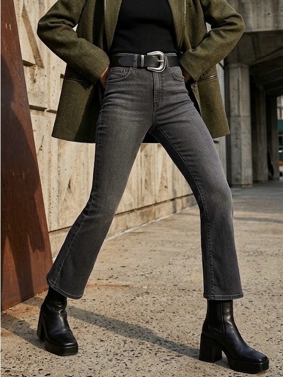 Madewell Denim - Madewell Mid-Rise Kick Out Jeans in Denaud Wash